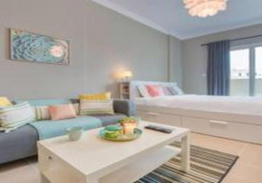 Plaza Freshly furnished Studio with Balcony in JVC